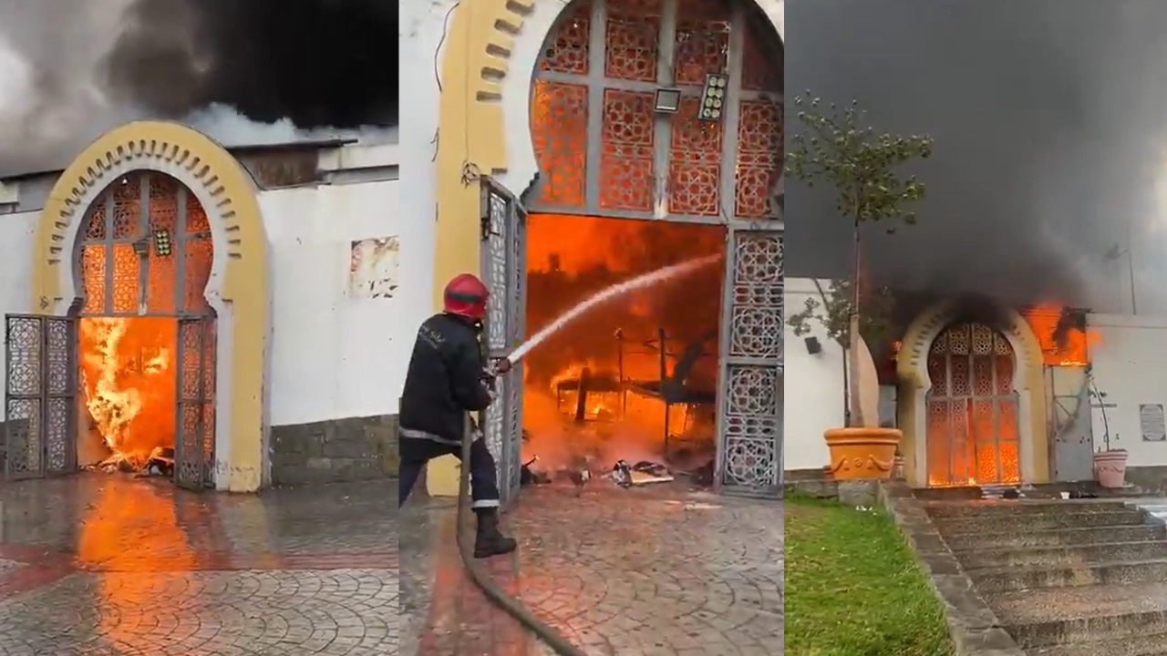 حريق مهول يلتهم سوق بني مكادة بطنجة ويخلّف خسائر فادحة