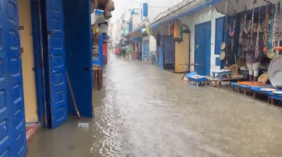 مقاييس الأمطار المسجلة بالصويرة وآسفي مراكش وابن جرير خلال 24 ساعة المنصرمة