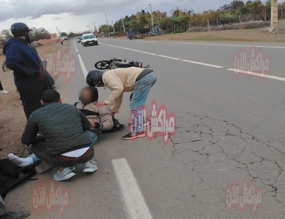 عاجل.. حادث دهس خطير على طريق مراكش-أغمات والبحث جارٍ عن السيارة الهاربة +بالصور